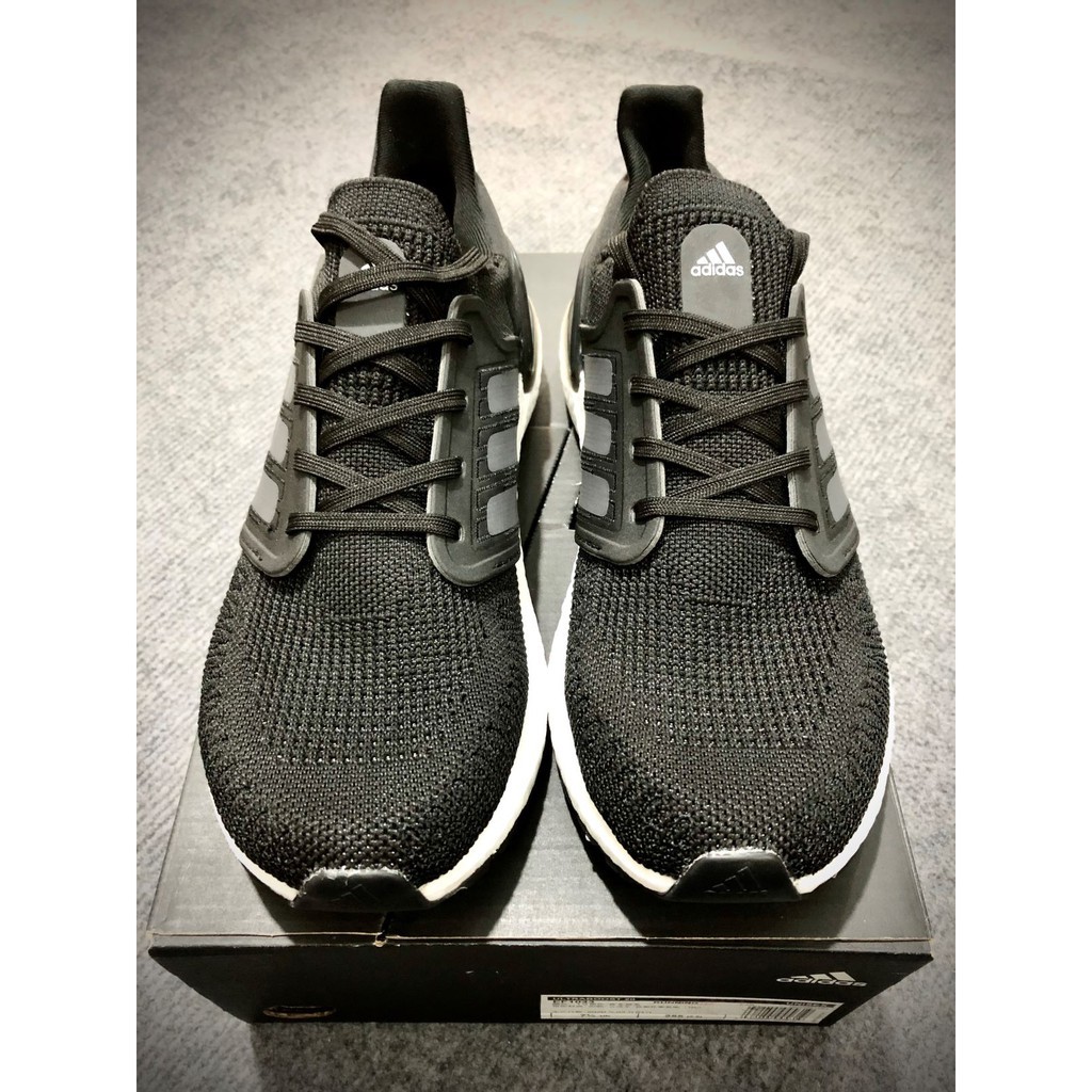 ⚡HÀNG HOT⚡Giày chạy bộ Adidas Ultra Boost 20 Core Black[Full Box-Hàng Chính Hãng-Thông thoáng-Đế boost đàn hồi tốt]