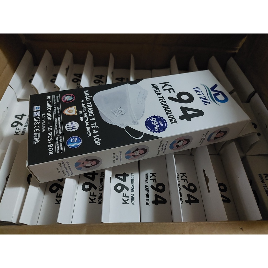 Khẩu trang kháng khuẩn 4D Hàn Quốc KF94 Việt Đức | BigBuy360 - bigbuy360.vn