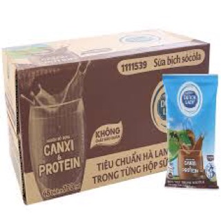 🌳DATE T10/2022 Thùng 48 bịch sữa tươi cô gái hà lan 220ml/1 bịch