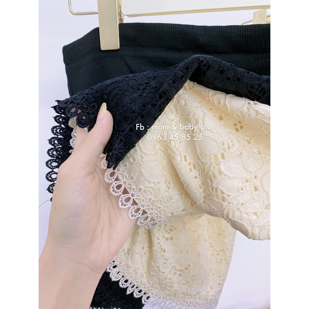 EVERMOM | Quần mặc váy bầu ren 2 lớp có đệm bụng