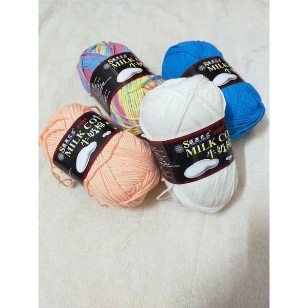 Len milk cotton 125g loại 1
