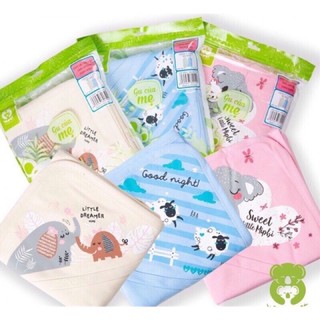 Chăn Ủ Sơ sinh Cotton 2 Lớp Mipbi