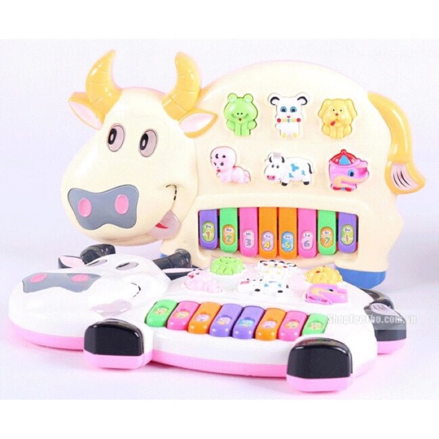 Đàn piano hình bò / trâu {đồ chơi giáo dục}