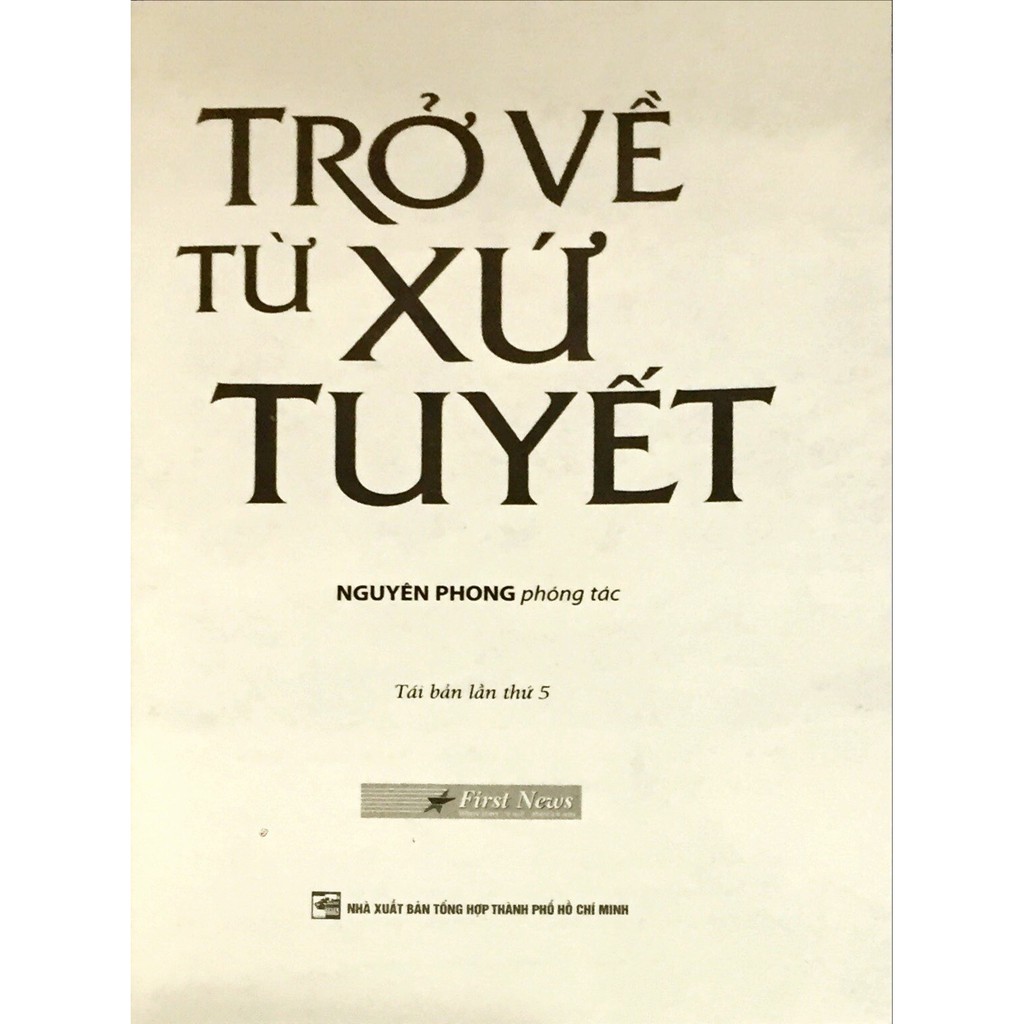 Sách - Trở Về Từ Xứ Tuyết