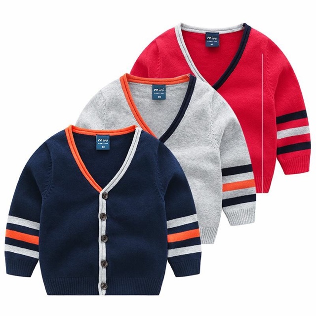 Áo khoác len bé trai