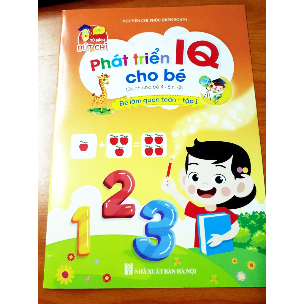 Sách - Phát Triển IQ Cho Bé 4 Đến 5 Tuổi ( Trọn Bộ 8 Cuốn)