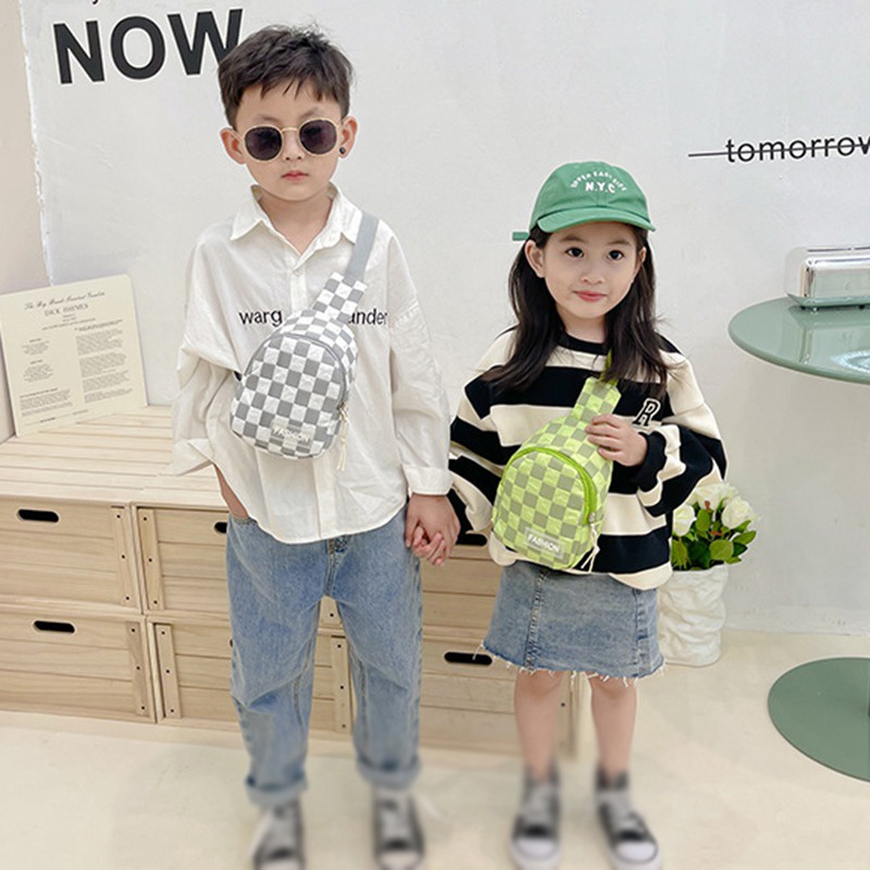 Túi Đeo Chéo Ngực Cỡ Nhỏ Kiểu Hàn Quốc Cá Tính Cho Bé Trai