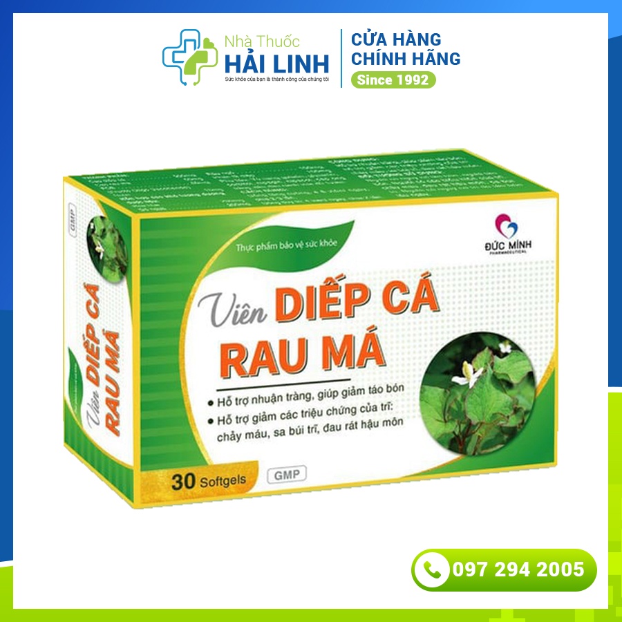 Cao rau diếp cá – Rau má - Giúp mát gan, giảm sa búi trĩ