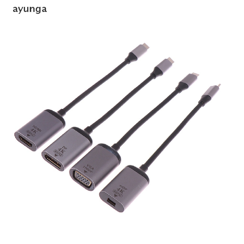 Cáp ChuyểN ĐổI 4K USB C Sang HDMI / VGA / DP / Mini DP UHD Type-C HDMI