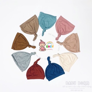 Cookie - phụ kiện sơ sinh mũ, yếm, bao tay chân, turban cotton tăm mềm mại - ảnh sản phẩm 4