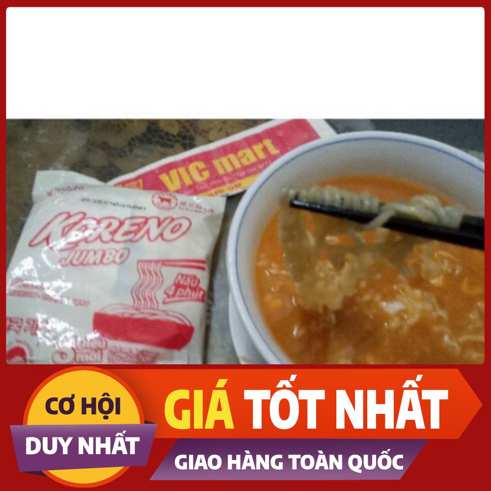 Mỳ Ăn Liền Koreno thượng hạng mỳ nấu 4 phút jumbo