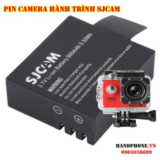 Pin SJCAM cho Camera hành trình SJ4000, SJ5000, 4000Wifi, 5000Wifi Plus M10 Eken, GoPro