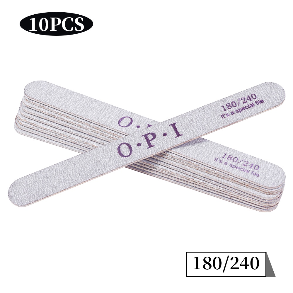 Bộ 10 Cây Dũa Móng Hai Mặt Chuyên Nghiệp 100 / 180 180 / 240