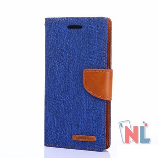Bao da Galaxy Note 8 Mercury Canvas Diary ngăn chứa thẻ