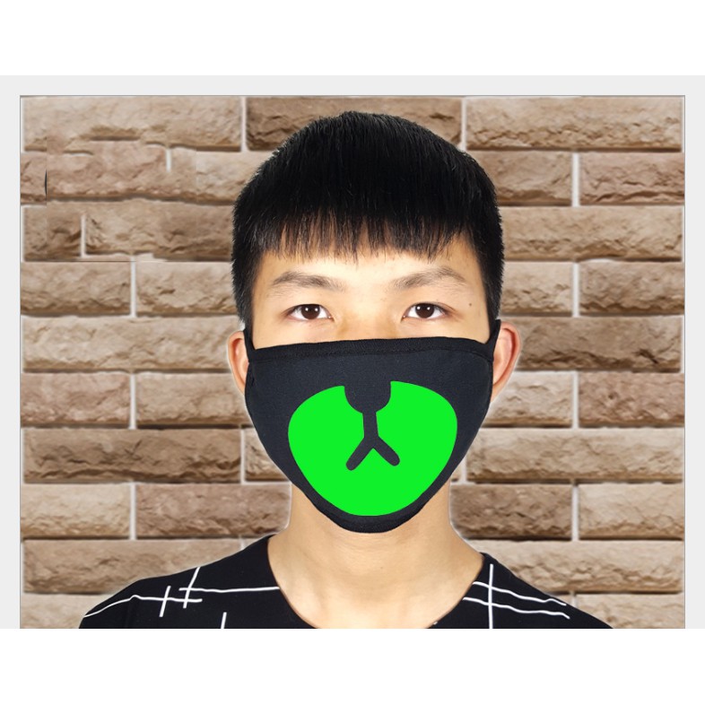 Khẩu Trang Dạ Quang-Khẩu Trang Hoạ Tiết Đầu Lâu Phát Sáng Trong Đêm | BigBuy360 - bigbuy360.vn