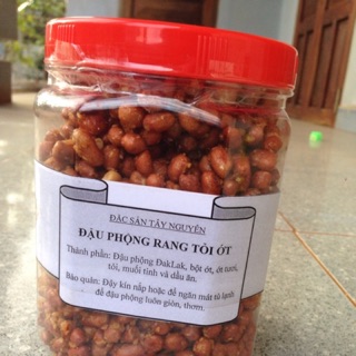 Đậu phộng rang tỏi ớt nhà làm