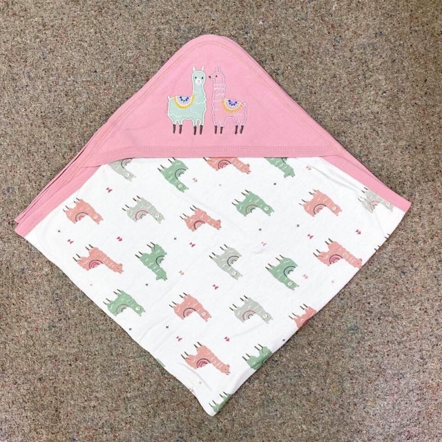 Chăn Ủ Choàng Little Duck Cotton 2 Lớp Cho Bé