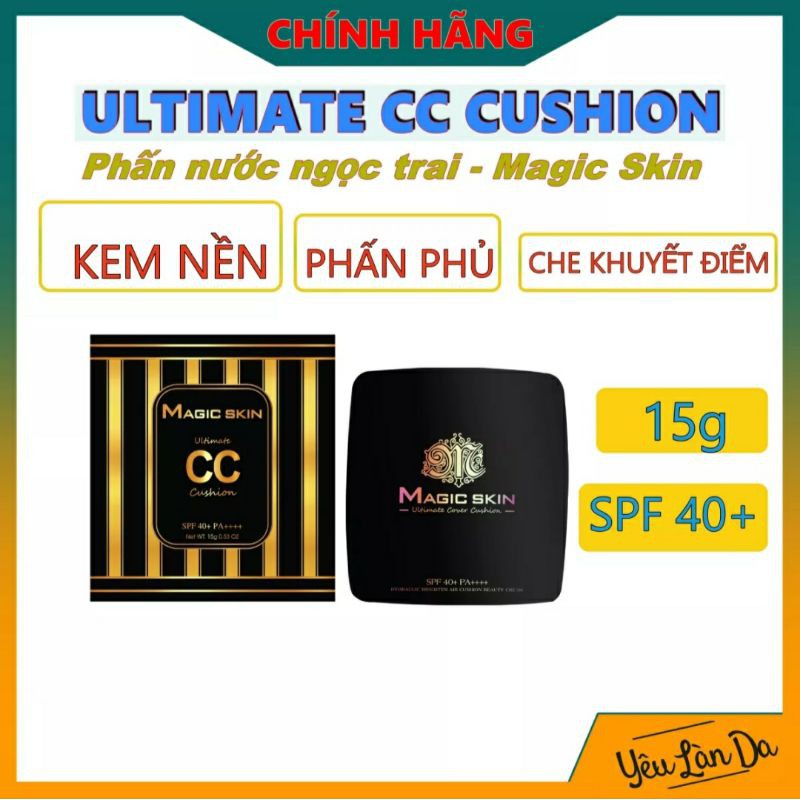 [PHẤN NƯỚC NUÔI DA] NGỌC TRAI CĂNG BÓNG MAGIC SKIN 3in1