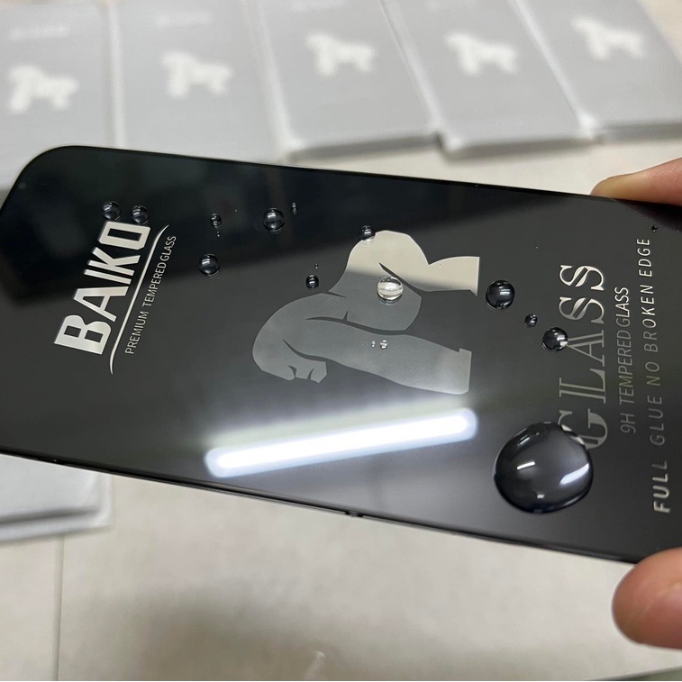 Kính cường lực Chống Bụi Loa Kingkong baiko cho iphone 14 13, 12, 11 pro max, 6, 6s, 7, 8 plus, x, xr, xs max, xsmax