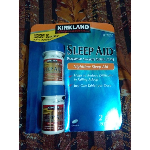 Viên uống hổ trợ giấc ngủ ngon KIRKLAND SLEEP AID 25mg vĩ 192 viên của MỸ 🇦🇹🇦🇹
