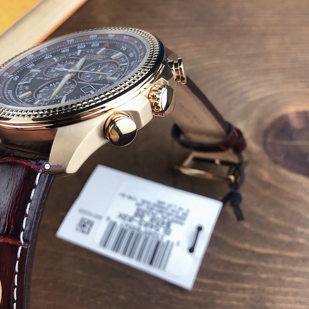 Đồng hồ nam Citizen BL5403-03X size 48mm eco-drive dây da