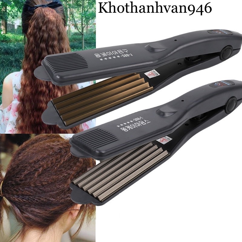 Máy Bấm Xù ( Dập Xù Tóc ) - Duỗi Thẳng Tóc Bản To Young - 288 Cao Cấp Có Chỉnh Nhiệt Độ Hàng Loại 1