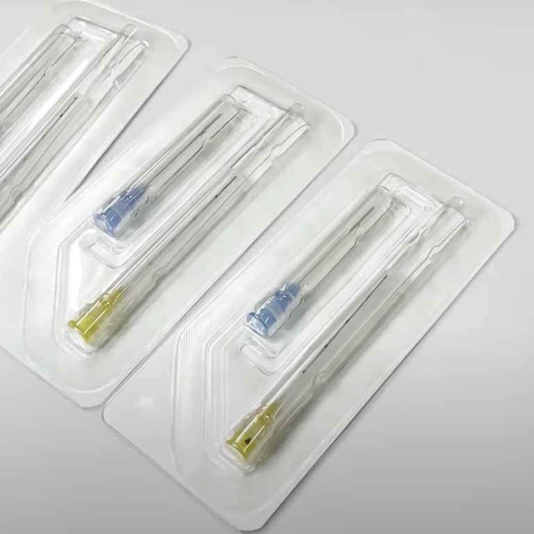 Disposable Filler Cannula needle  -Kim đầu tù Vivaro 16G đến 30G cao cấp tặng kim mồi đủ size tiêm PRP Filler an toàn