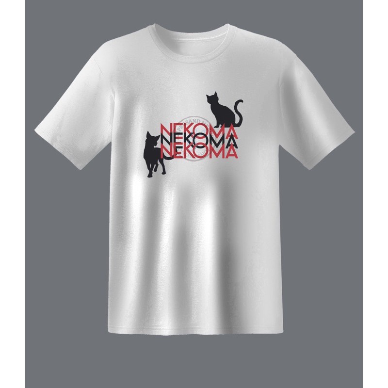 (SALE MẠNH) Áo thun in hình Haikyuu!! Team School Shirt: Nekoma thời trang nam giá rẻ cổ tròn