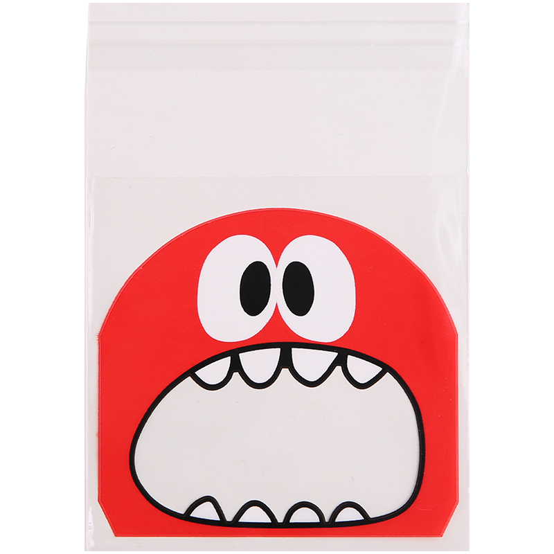 Bộ 100 Túi Nhựa Trong Suốt Đựng Bánh Kẹo Kích Thước 14x14cm Tiện Dụng