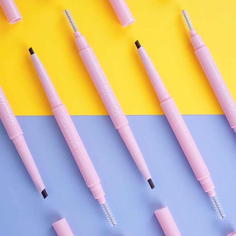 Chì Kẻ Mày Hàn Quốc Vỏ Hồng 2 Đầu Không Thấm Nước Lâu Trôi Lameila Innisfree Eyebrown (vỏ hoa đào) | BigBuy360 - bigbuy360.vn