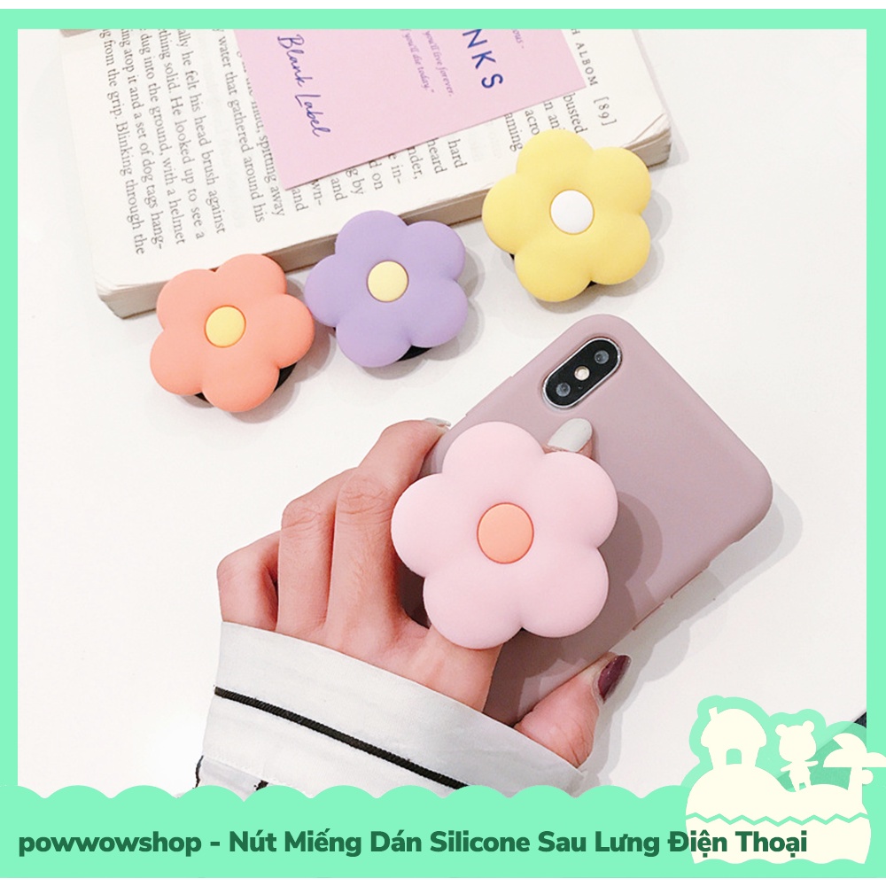 [Sẵn VN - Hỏa Tốc] Phụ Kiện Nút Dẻo Silicone, Miếng Dán Mặt Lưng Tạo Tay Vịn Giá Đỡ Cho Điện Thoại Funny Life