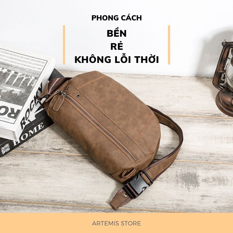 Túi đeo chéo nam bằng da | Thiết kế độc đáo, thời trang | Mã 16U10 | Chất lượng cao, giá tốt | Mua ngay tại Shopee