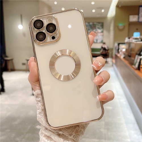 Ốp lưng iphone hở táo 6D viền xi mạ điện  ánh kim ip 7plus 8plus x xsmax 11 12 13 14 pro max promax plus 11promax