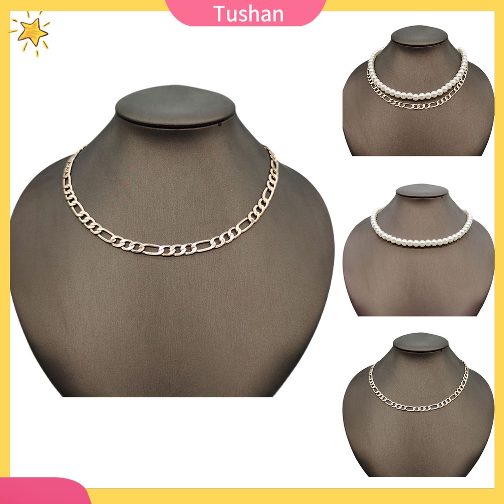 vòng cổ Đính Ngọc Trai Giả Thời Trang Cho Nữ