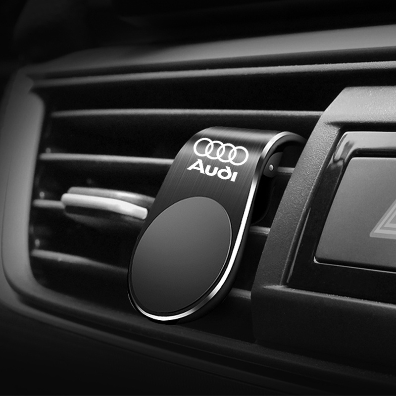 Giá Đỡ Điện Thoại / Thiết Bị Định Vị GPS Bằng Nhôm Hít Nam Châm Cho Xe Hơi Audi A4 B8 A3 8P S3 A5 A6 S6 C6 Q5 A8 R8 TT TTS MK2 8J