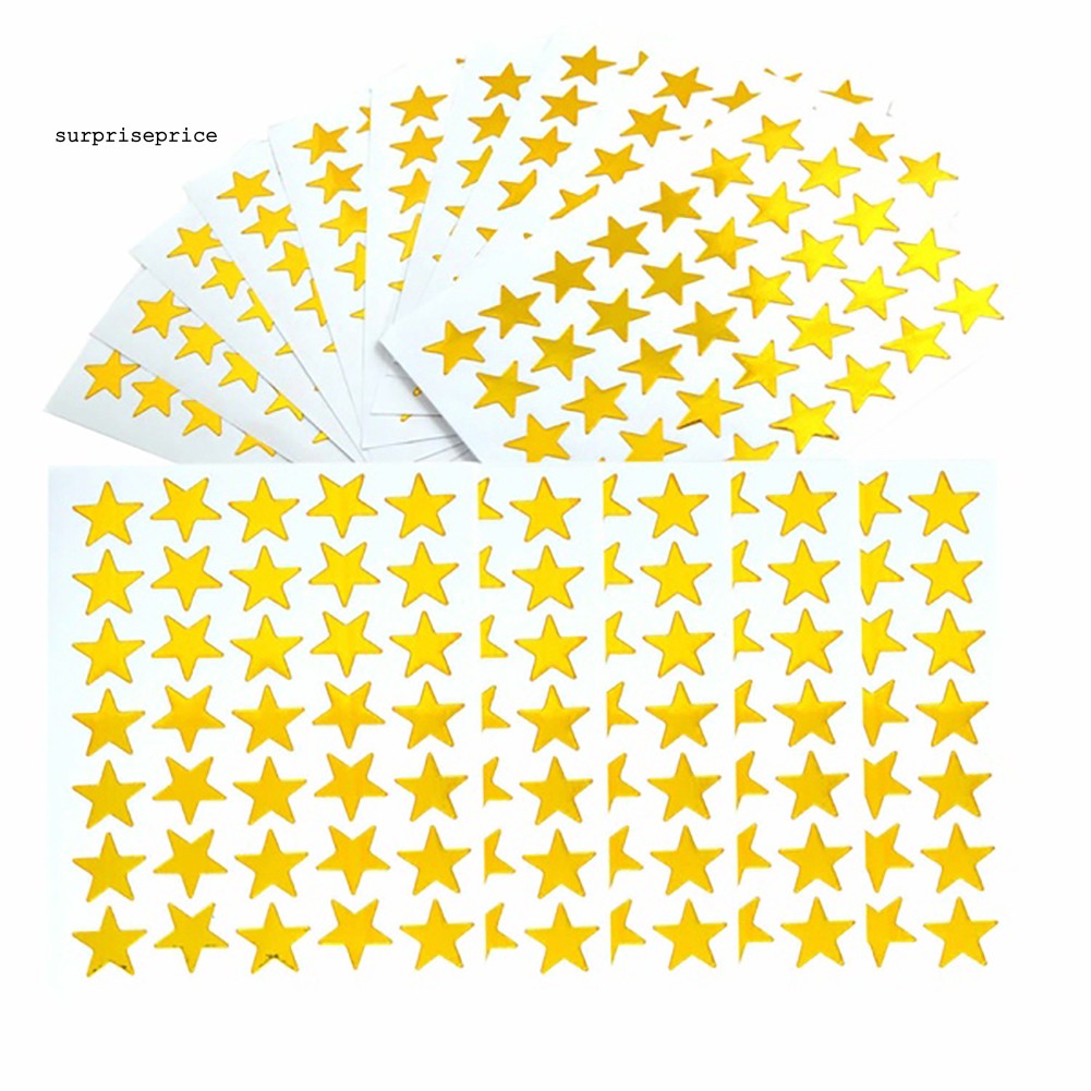 Bộ 350 miếng dán hình ngôi sao dùng trang trí đa năng độc đáo