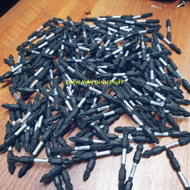 Mũi Vít 2 đầu Bosch 6cm PH2 - PZ2 Dùng Cho Sửa Chữa