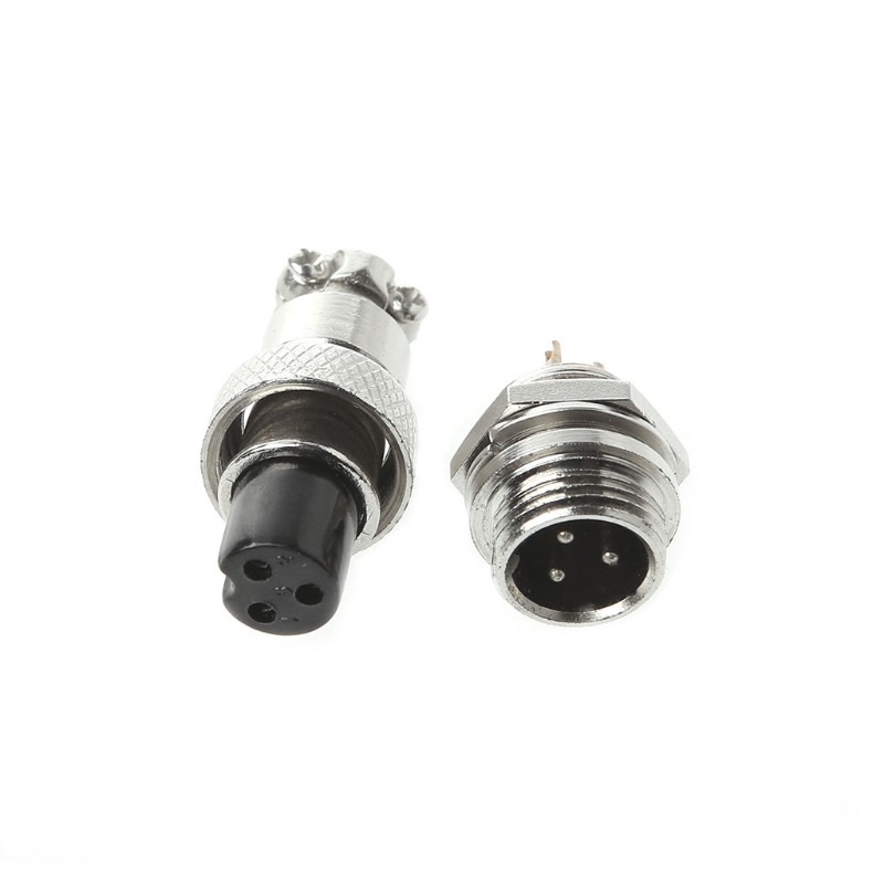 Bộ Đầu Nối Dây Điện 12mm 2/3/4/5/6 chân GX12