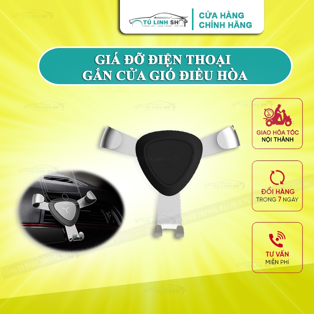 Giá đỡ điện thoại trọng lực gài cửa gió trên ô tô GP3 | BigBuy360 - bigbuy360.vn