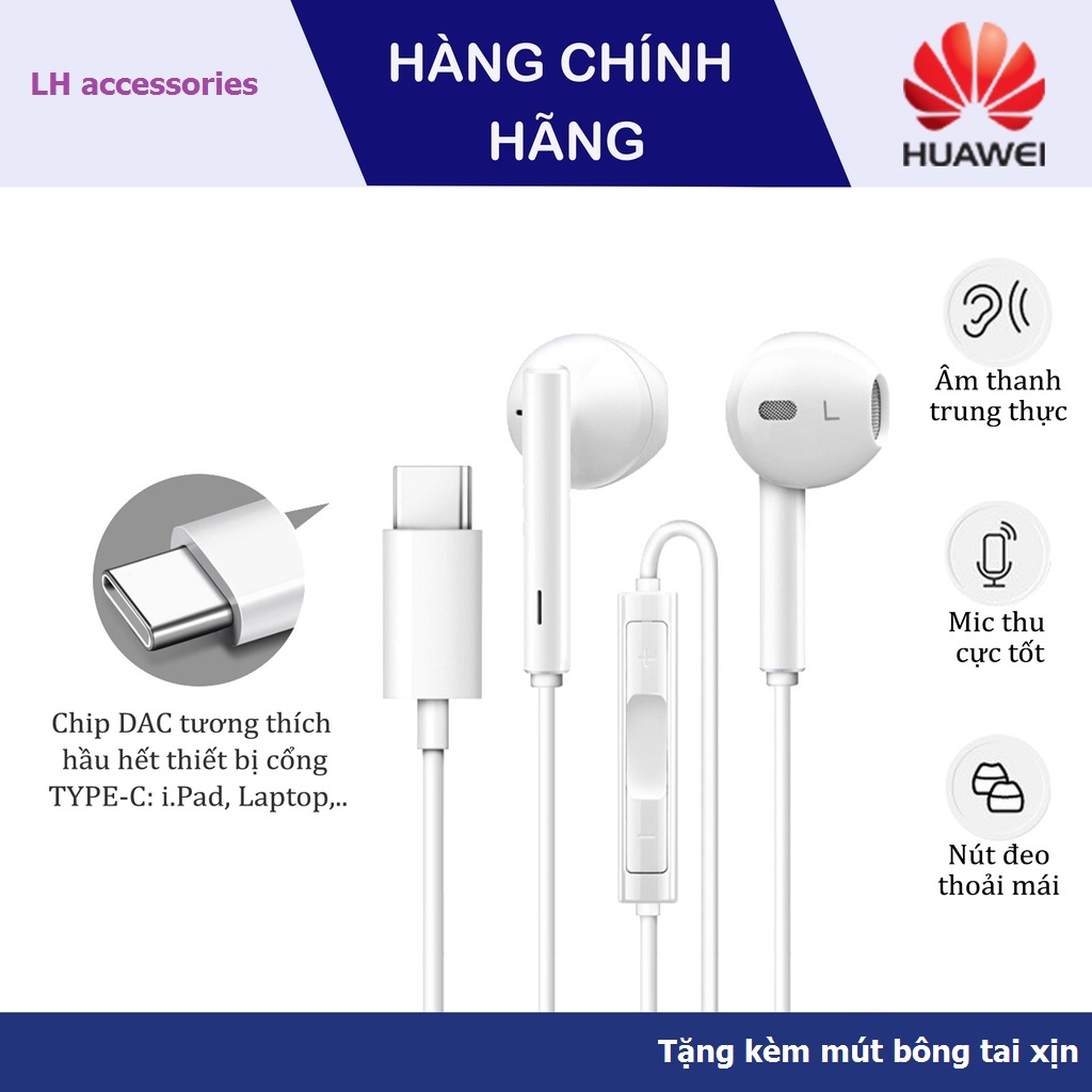 [ Hàng theo máy] Tai nghe theo máy P30/P30pro/P40/P40pro - bản gốc xác thực