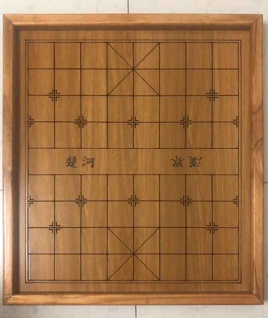 Bàn cờ tướng gỗ có viền siêu rẻ, không thấm nước.