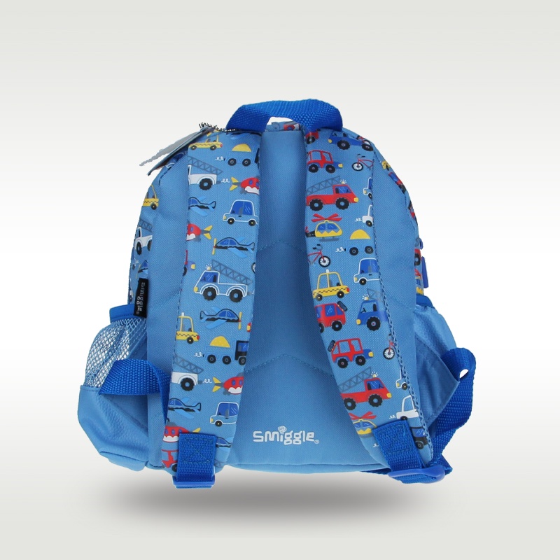 Ba Lô Đi Học Hình Xe Hơi smiggle 11L Cho Bé Trai 1-4 Tuổi