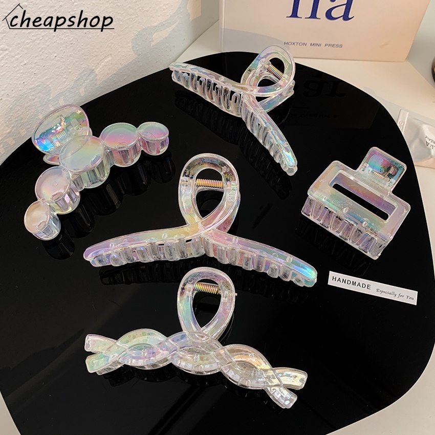 iF YOU Kẹp tóc   acrylic nhiều màu sắc thời trang dành cho nữ