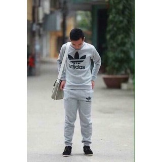 FLASH SALE ! Bộ nỉ nam đát cổ tròn .