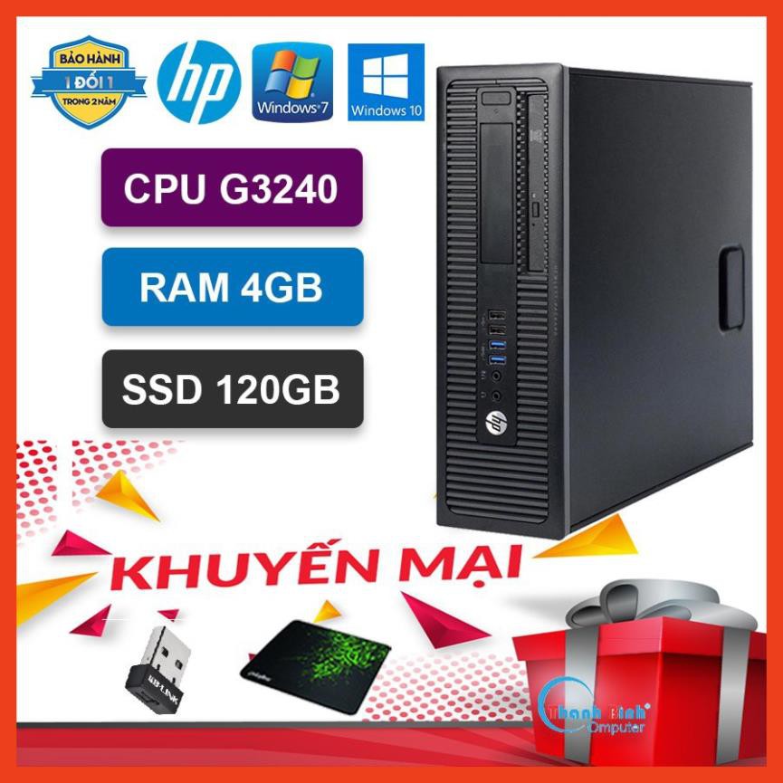 Máy Tính Để Bàn Văn Phòng Giá Rẻ ThanhBinhPC PC Đồng Bộ | HP ProDesk 400G1 ( G3250/4G/120G ) - Bảo Hành 12 Tháng.