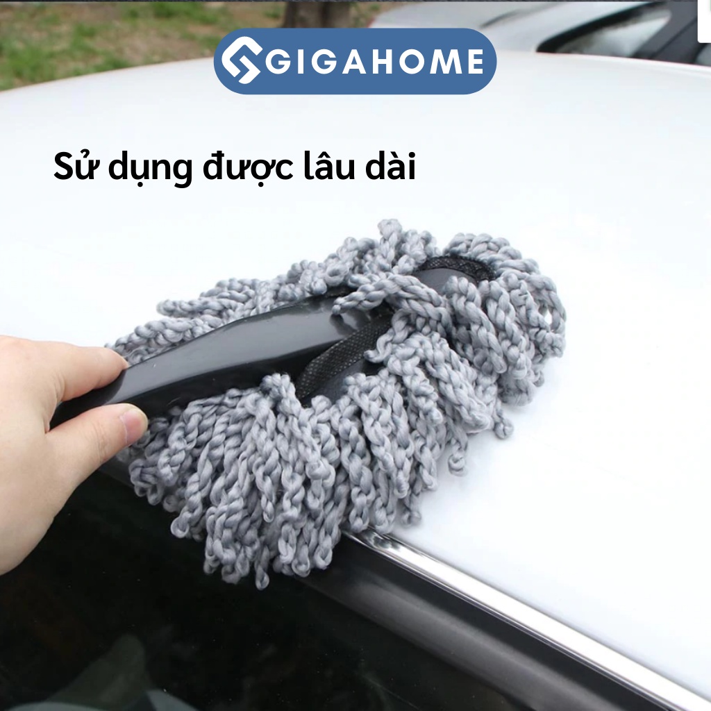 Cọ Chổi Dẹt Lau Rửa Xe Ô Tô GIGAHOME Có Thể Điều Chỉnh Được Độ Dài 7411