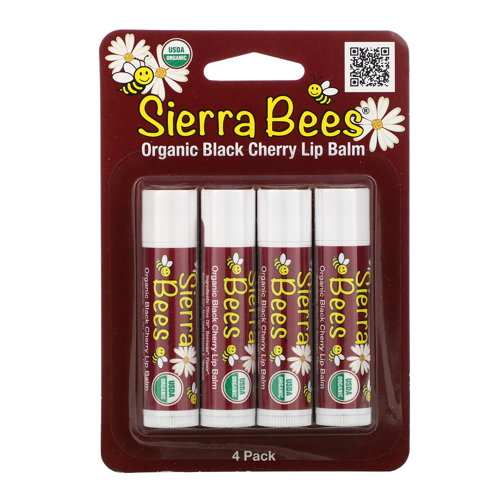 [Có sẵn] Son dưỡng môi hữu cơ 4.25g SIERRA-BEES [HÀNG-MỸ] Organic-Lip-Balm