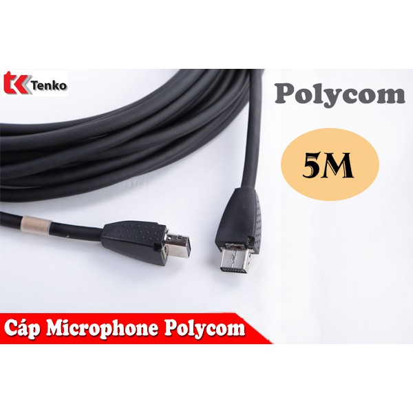 [Mã 252ELSALE hoàn 7% đơn 300K] Cáp Polycom Group Microphone Dài 5M Chính Hãng