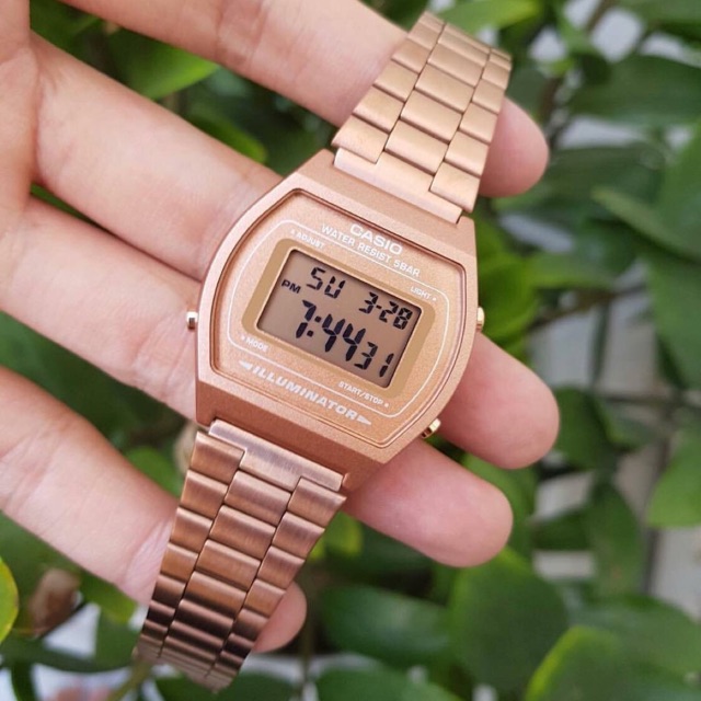 🖤 Đồng hồ CASIO B640 màu Rose Gold chính hãng Nhật