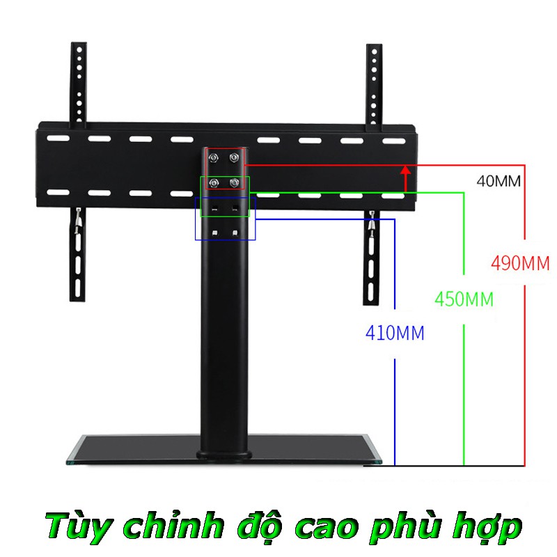 Chân đế TV để bàn phổ quát cho mọi tivi từ 32-65 inch - Hàng nhập khẩu